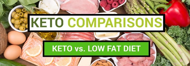 Imge of Keto vs. Low Fat