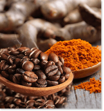 Image Harnessing the Hair-Reviving Power of Turmeric and Caffeine